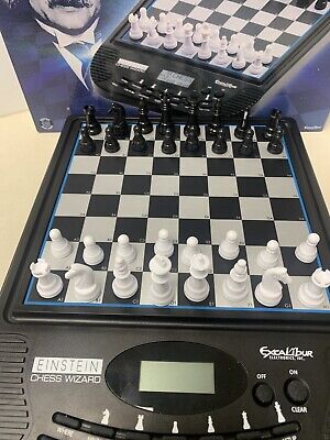 EXCALIBUR CHESS WIZARD ELECTRONIC MAGNETIC CHESS SET ~ TESTED ~  755482911534