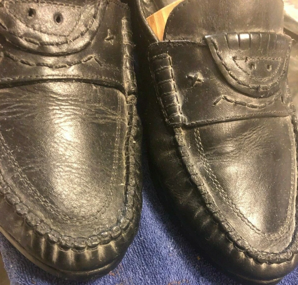 Vintage   balance  penny Loafer 10 Black  Leather Slip On - Image 2 of 4
