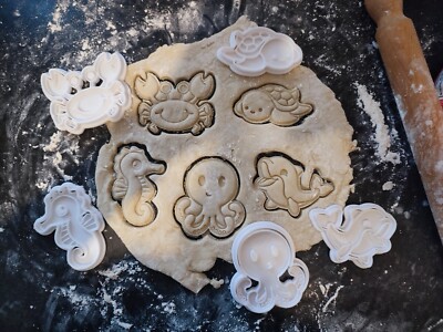 Unter dem Meer Ausstecher/Keks/Fondant Set/Kids Play Doh