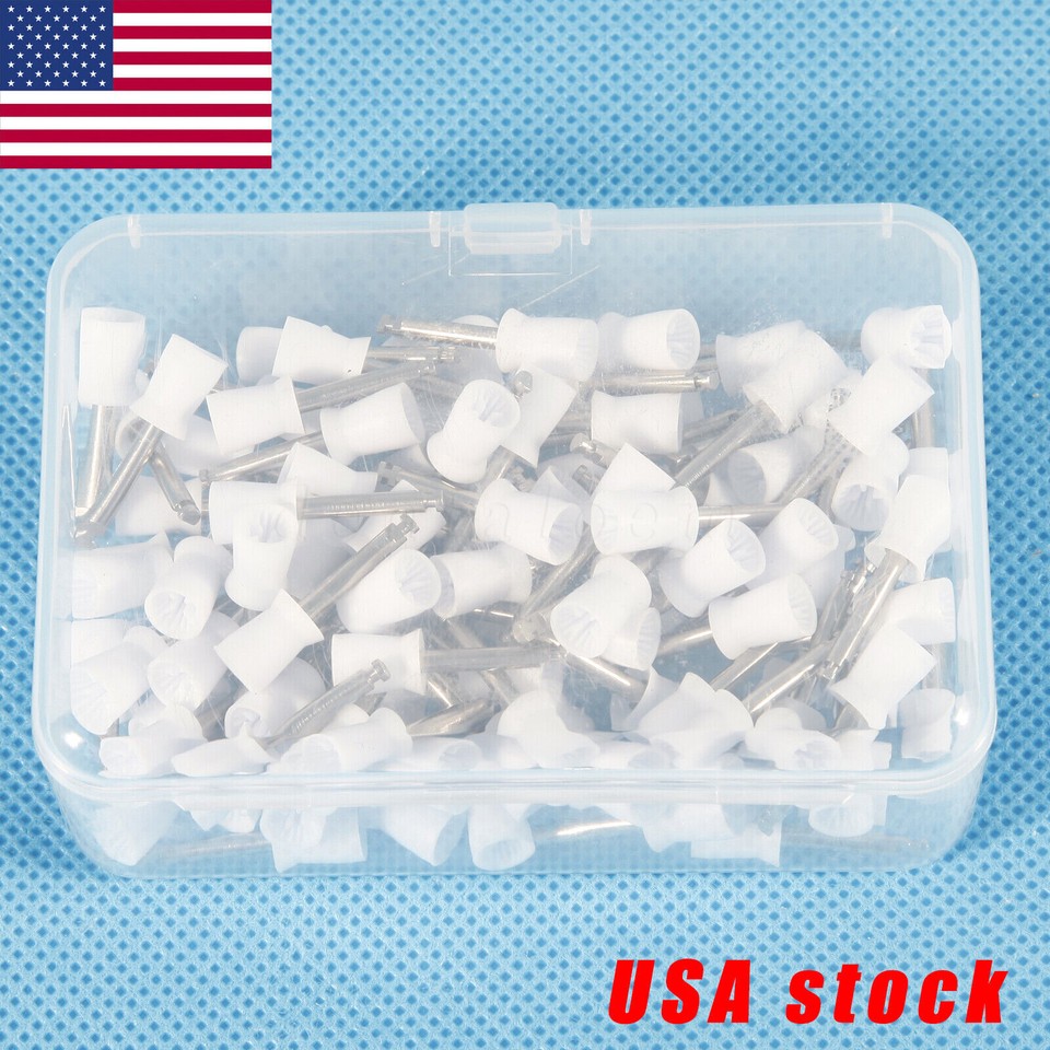 100 Pièces Cups De Polissage Dentaire à Encliquetage - Pour Prophylaxie - Neuf CE/FDA
