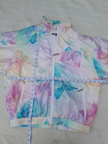 Vintage Head Sportswear Windbreaker Men's Medium Blue Green lined Oversized - Picture 11 of 20