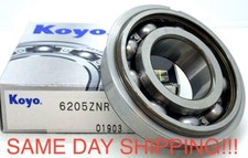 KOYO 6205 Z NR Ball Bearing, Metal Shielded One Side  Snap Ring 25x52x15 mm