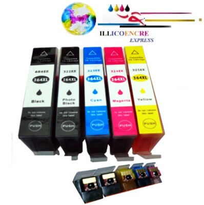 Patronen Tinte Kompatibel HP 364 XL Photosmart Premium C310C / Eaio 2011 364XL