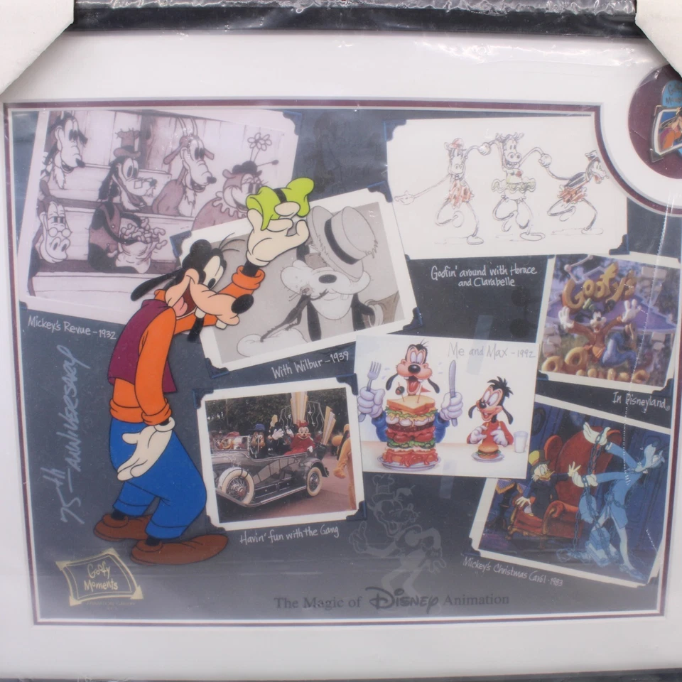 B1 Disney LE Framed Pin Animation Gallery 2007 Goofy Moments 75th Anniversary - Image 2 of 2