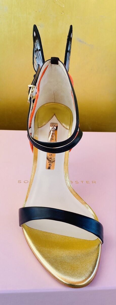 SOPHIA WEBSTER CHIARA MID SANDAL EMBROIDERY BLACK & MELANGE SOPHIA WEBSTER CHIARA MID SANDAL EMBROIDERY BLACK & MELANGE