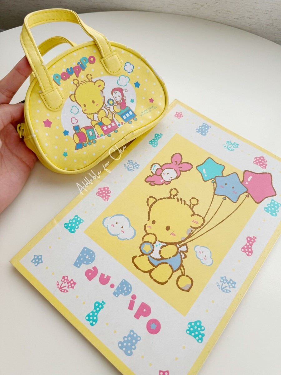 Sanrio Vintage PauPipo Baby Giraffe Notebook And Bag PauPipo Set