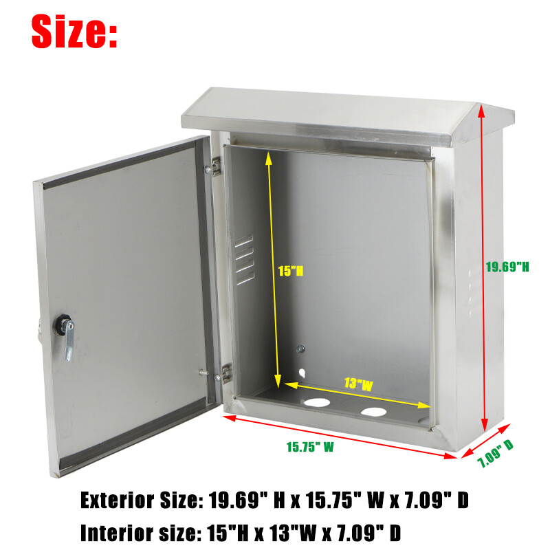 Steel Electrical Box 20x16x7 – Waterproof Dustproof Lockable