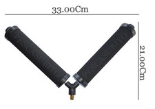 Poggiacanna a Rulli con Filettatura Universale Rullo V Poggia Canna Roubasienne