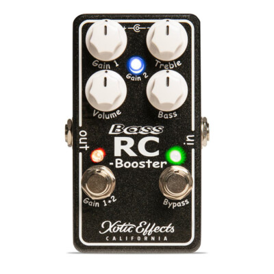Mint Xotic Effects BRCV2 Bass RC Booster V2 9v-18v Bass Guitar Effects Pedal