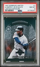 1997 Donruss Limited #1 Ken Griffey Jr./R.White LIMITED EXPOSURE NM-MT PSA 8