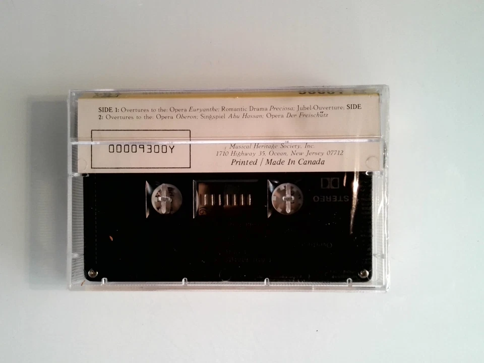 Carl Maria Von Weber Overtures (Cassette) New Sealed - Image 2 of 2