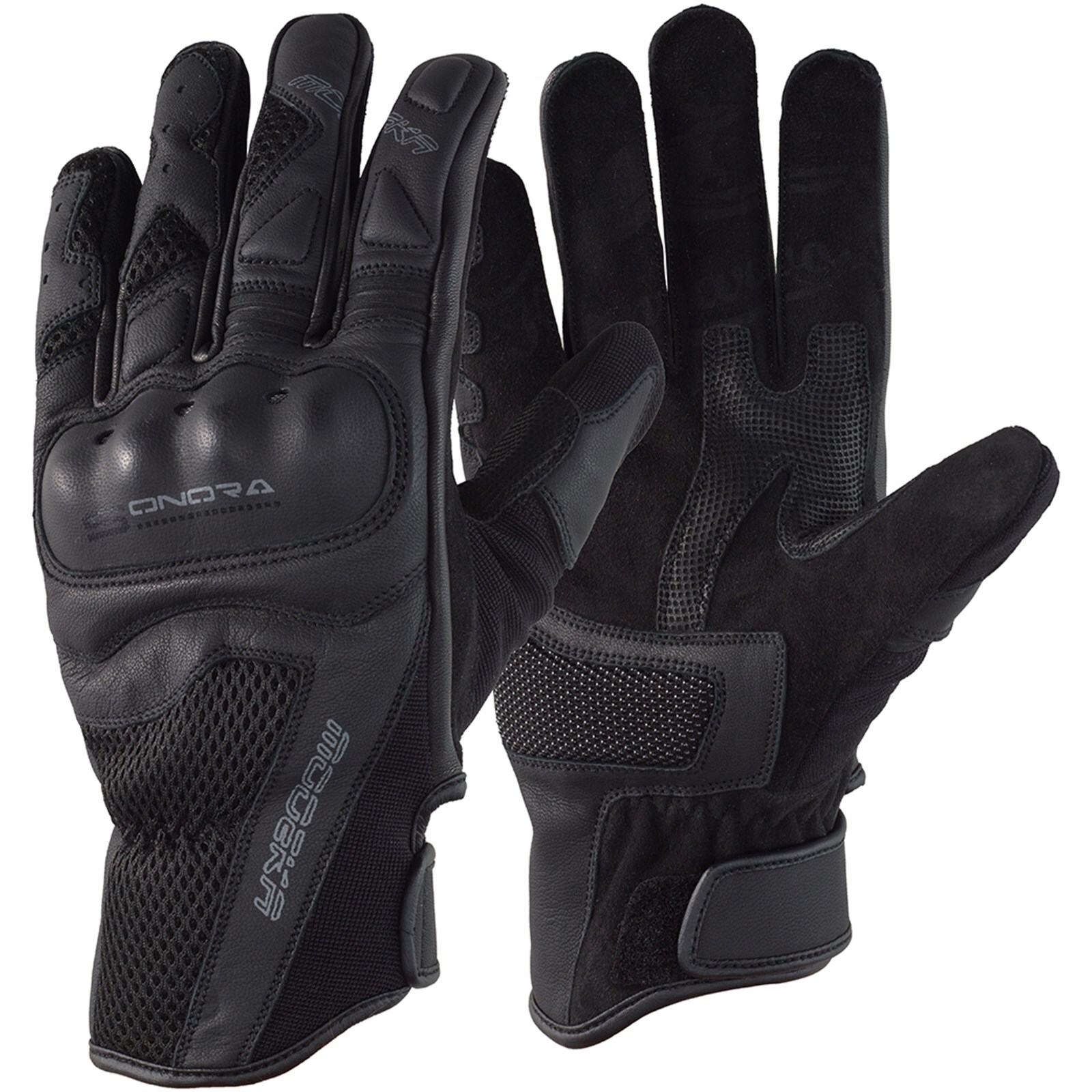 Motorcycle Gloves K8 - Modeka Sonora Summer Leather - Black