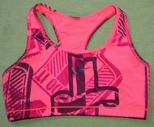 Nike Pro Dri-Fit Sports Bra Racer Back Womens Workout 13 inches Armpit to Armpit