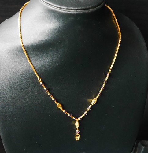 Gold plated filled choker chain 