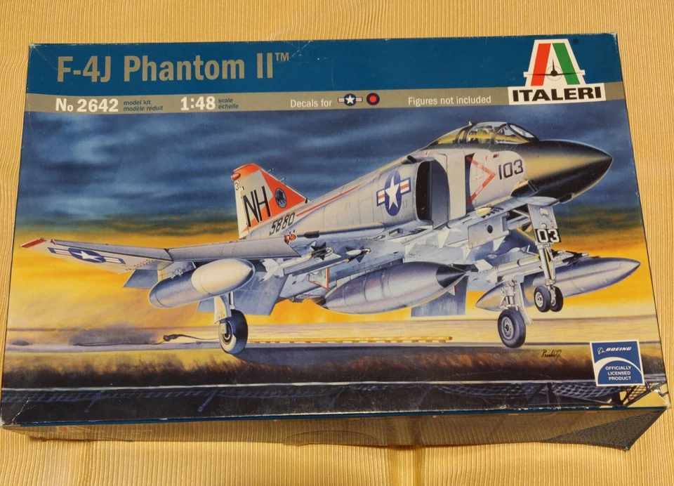 F-4J Phantom II Italeri  N. 2642 1:48 rare box vintage - Immagine 2 di 4