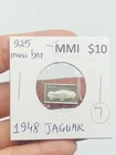 1948 JAGUAR  15mm X 10mm 1.60gram 925 Sterling SILVER INGOT Mini Bar