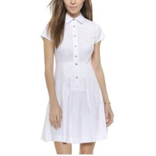 Diane von Furstenberg white scarlet dress