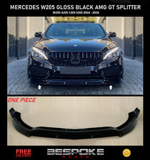 FÜR MERCEDES W205 C205 C KLASSE GLANZ SCHWARZ FRONT SPLITTER LIPPE LOOK SPOILER AMG FÜR MERCEDES W205 C205 C KLASSE GLANZ SCHWARZ FRONT SPLITTER LIPPE LOOK SPOILER AMG