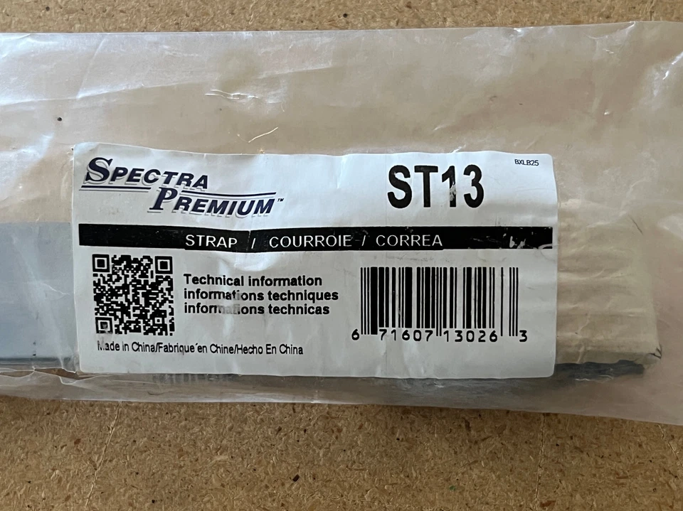 Correas para tanque de combustible Spectra Premium ST13 aptas para Chevrolet G10 G20 G3 GMC G15 G25 G35 Foto 4 de 4