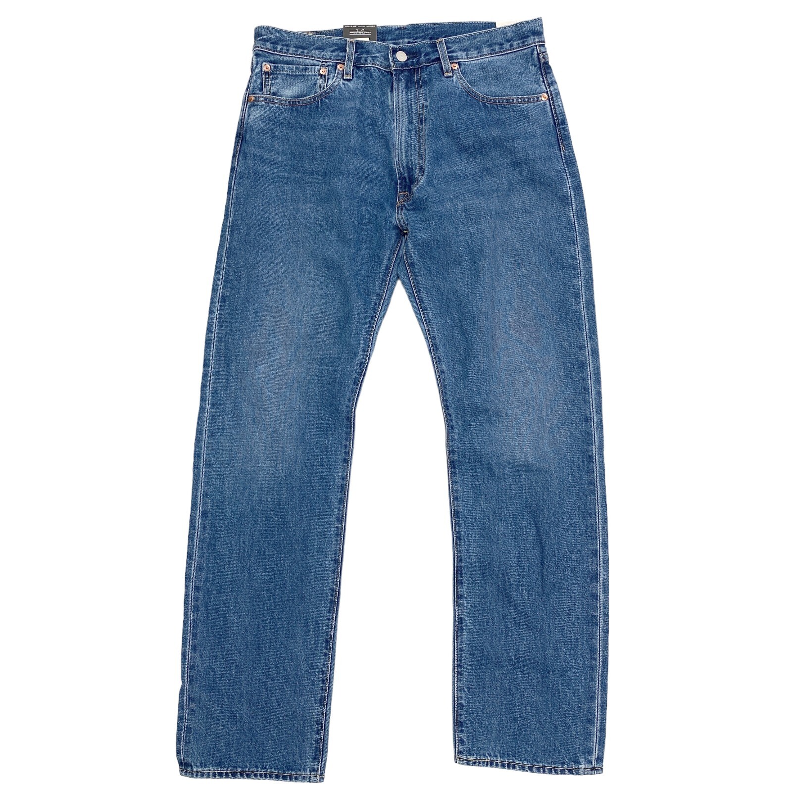 Levi's 551 Z Authenic Straight Fit Men's Jeans 'Express Lane' Blue Wash Denim thumbnail 7