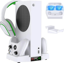 Xbox Cooling Headphone Stand for Series S Dual Charging with 3 Level Cooling Fan
