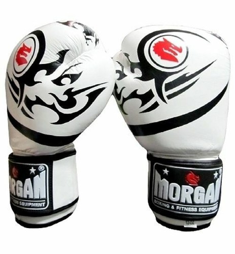 Morgan Elite Boxing & Muay Thai Leather Gloves - Picture 2 of 5