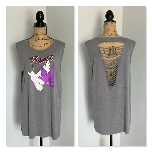 Prince T-Shirt Übergröße Back Destruction Grafik Größe 3X - Bild 2 von 13