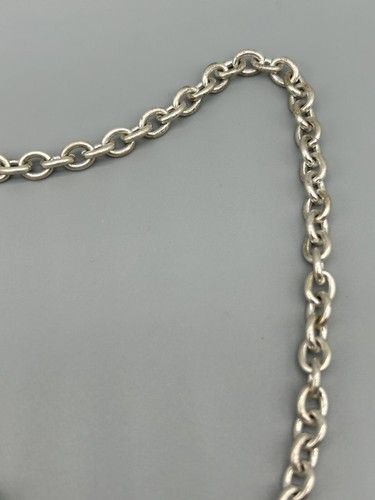 Please Return To Tiffany & Co 925 Sterling Heart Padlock Pendant Necklace 16” - Picture 15 of 17