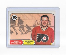 1968-69 Topps Hockey Card #89 Bernie Parent ROOKIE-PHIL FLYERS-FREE SHIPPING WW