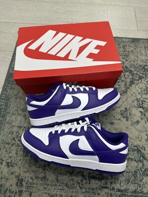 Nike Dunk Low Court Purple | Größe UK10,5 US11,5 EU45,5 | Leder 100% Original