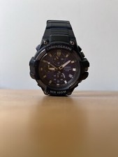 Casio Chronograph Watch Men 50mm Black Blue 5541 MCW-110H Date Timer