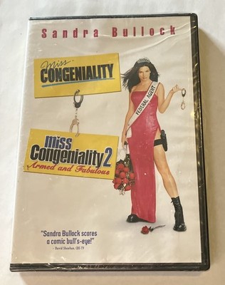 Miss Congeniality & Miss Congeniality 2 (DVD, 2010) Double Feature NEW Free Ship