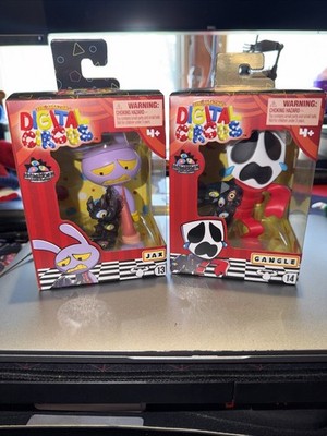 The Amazing Digital Circus Abstracted Collection Jax & Gangle Figure Toy 4'' Lot