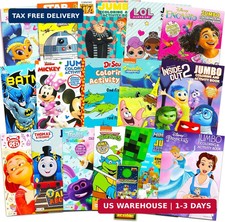 16 Bulk Coloring Books for Kids Ages 4-8 - Assortment Bundle Includes 16 Kids Co