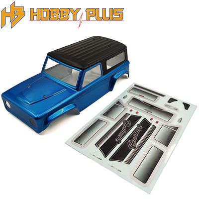 Hobby Plus HBP240416 Rushmore Body Cyan / Black Top RC Car Truck Jeep 1/18 Part