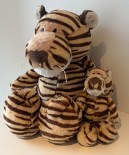 Nici 2 Tiger ca. 35 cm und 15 cm Stofftier Kuscheltier Schlenker Plüschtier