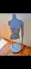 Woman s Mannequin Half Body Female Torso with Metal Base for Display