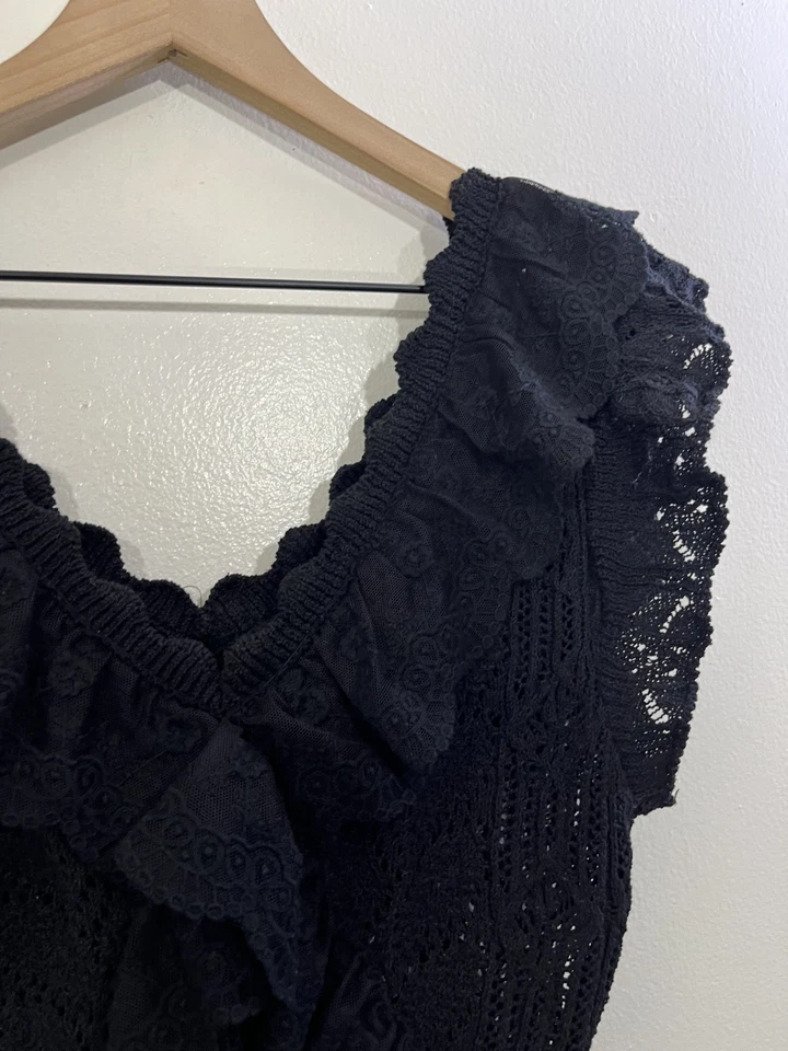 Victoriano Eduardiano Romántico Gótico Steampunk Top L Y2K Coqueta Casa de Campo Parisina Foto 3 de 4