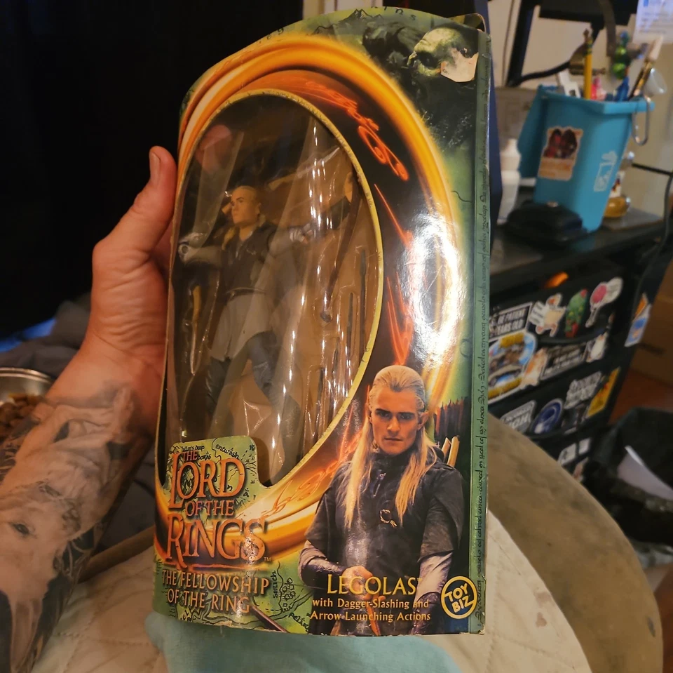 Figura de acción LEGOLAS - Señor de los Anillos Comunidad del Anillo - Toybiz - NUEVO Foto 2 de 4