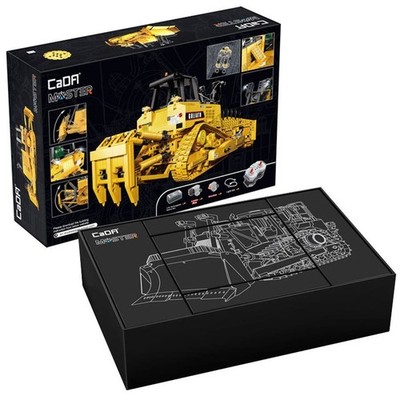 CaDA C61056W Motorized RC Goliath Heavy Bulldozer Technic Building Kit 2826pcs