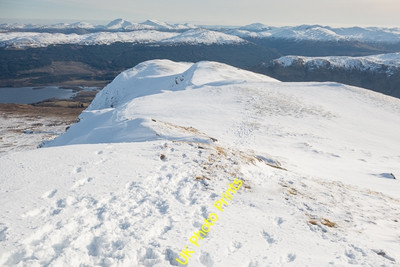 Photo 6x4 Summit ridge of Creag na Caillich Creag na Caillich/NN5637  c2016