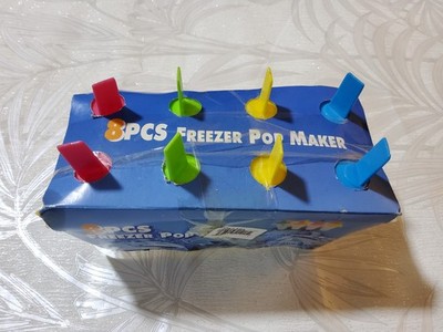  NEU 8 Eis Lolly Eis am Stiel Form Frozen Eis Joghurt Dessert Maker Tablett 