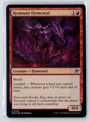 Remnant Elemental #155 Edge of Eternities Foil Magic The Gathering MTG