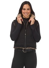 Kerrits Double Up Reversible Crop Vest - Blac...