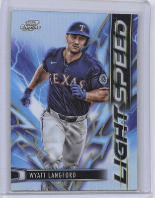 2025 Topps Chrome Cosmic #LS-4 Wyatt Langford Light Speed