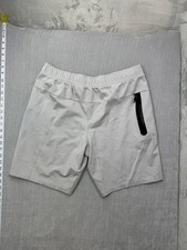 Member's Mark Luxe Short Mens Large Soft Silver Gray Athletic Gym Activewear