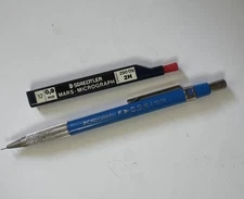 Vintage Mechanical Pencil STAEDTLER Micrograph F 770 19 0.9 mm w/ Lead