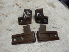 1936 - 1940 Chevrolet Truck Original Front Hood Latch Catch Full Set