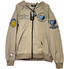 Memphis Grizzlies Khaki NBA XL Luxury Athletic Collection Pro