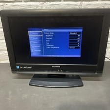 Sylvania 19" LCD TV LC190SL1 720p HD Retro Gaming VGA RCA HDMI Monitor W/ Remote